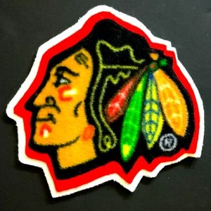 NEW NHL Chicago Black Hawks Hockey Patch/Emblem/Appliqué! 5.5" x 5.5". Unisex